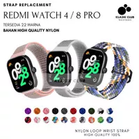 Strap Nylon Redmi Watch 4 Tali Pengganti Xiaomi Mi Band 8 Pro Nilon