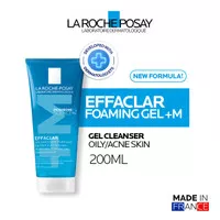 La Roche Posay Effaclar Foaming Gel +M Cleanser 200ml - Sabun Wajah