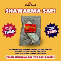 Shawarma Syawarma Sapi Frozen - Kala Food