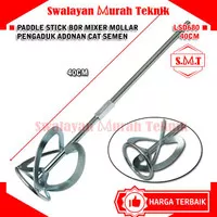 Paddle Stick Gagang Pengaduk Bor Mixer MOLLAR 40cm Adonan Cat Semen