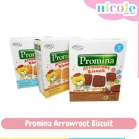 Promina Cookies Arrowroot Keju 110 gr / Snack Bayi / Biskuit Bayi