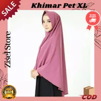 Khimar Pet Antem Jumbo Syar'i Simpel Pet Jumbo Pinguin Hijab Instan