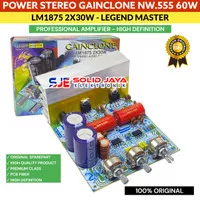 KIT POWER GAINCLONE NW.555 NW 555 NW555 60W STEREO LM1875 HIFI LEGEND