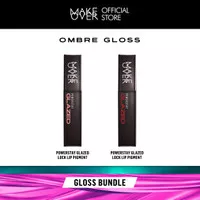 [200K GET 2] Make Over THE GLAZED BUNDLE : Paket Ombre Lips