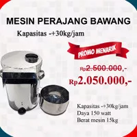 MESIN PERAJANG BAWANG / MESIN IRIS BAWANG / MESIN POTONG BAWANG