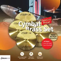 Cymbal Drum Brass Alchemy MS-X (SET 4 PCS) 2x14 1x16 1x18 Istanbul