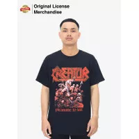 Kaos Baju Metal Band Ori Unisex KREATOR Pleasure To Kill Backprint