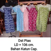 Daster Pias Batik Kombinasi Asli Solo Santung Super All Size