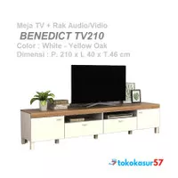 Meja TV - Benedict TV210 WHITE - Prodesign Bavarian
