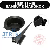 Sisir Semir Rambut dan Mangkok 1 Set Wadah Cat Rambut