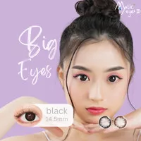 normal s/d -2.50SOFTLENS BIG EYES NATURAL BLACK BROWN MYSTICEYE