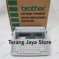 Mesin Tik Elektrik Brother GX-6750 Mesin Ketik Brother GX-6750