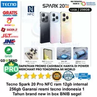 Tecno Spark 20 Pro NFC 12gb/256gb 12/256 Baru Resmi hp gaming murah