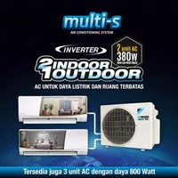 AC Daikin Multi Split 2 Indoor 1 Outdoor 1/2 PK & 1/2 PK (2MKC20RVM4)