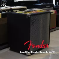 Amplifier Ampli Gitar Fender Rumble 40 V3 Bass Combo Amplifier Ori