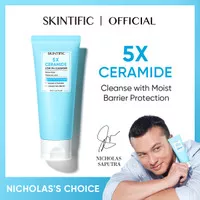 FLASH SKINTIFIC 5X Ceramide Low pH Cleanser Facial Wash 80ml