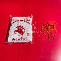 1pak Karet Gelang LASSO Kuning Rubber Bands Yellow Karet Pembungkus Ma