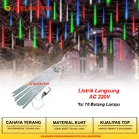 Lampu Meteor LED Hias Gantung RGB Warna Warni New Model (Banyak Mode)