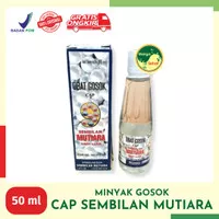 MINYAK GOSOK CAP SEMBILAN MUTIARA 50 ML/ MASUK ANGIN/ SAKIT PERUT