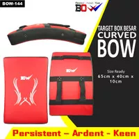 target kotak box besar tameng bow curved silat taekwondo pad kick bow