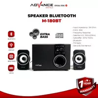 Speaker Aktif Bluetooth Bass Advance M180BT Subwoofer / M 180 BT