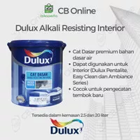DULUX CAT DASAR INTERIOR ALKALI RESISTING PRIMER - 2.5LTR