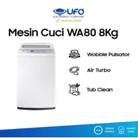 Samsung Mesin Cuci WA80H4000SW Top Loading 8 kg