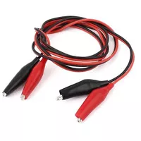 KABEL CAPIT BUAYA TO CAPIT BUAYA 1 SET MERAH & HITAM 1 METER