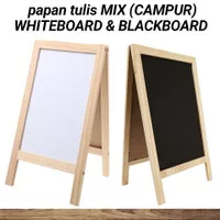 PAPAN TULIS MIX (WHITEBOARD & BLACKBOARD) Papan Tulis 2 Sisi