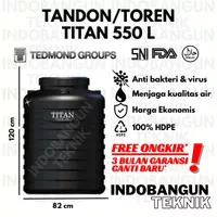 Toren Tangki Tandon Air Grand Titan 500 Liter Tedmond Kuat Tahan Lama