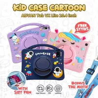 NEW CASING ADVAN TAB VX LITE 10.4 2023 SOFTCASE ANAK STAND COVER MOTIF