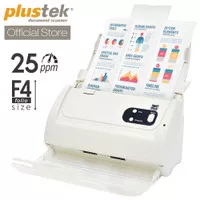 Scanner Plustek SmartOffice PS283 - 25 Lembar/menit (F4/Folio)