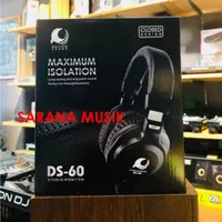 Headphone Monitor Dolphin Sound ISK DS60 DS 60 Flat Closed Original