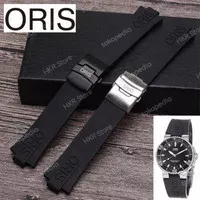 Tali jam tangan Oris aquis strap rubber karet pria 24mm watch 