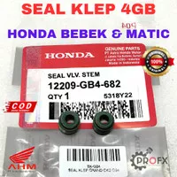 SEAL KLEP GB4 HONDA DAN MATIC GRAND BEAT KUALITAS ORIGINAL ASLI AHM