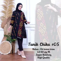 tunik tenun troso atasan tenun wanita CHIKA