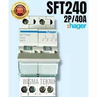 COS/CHANGE OVER SWITCH/OHM SAKLAR HAGER 2P 40A TYPE SFT240