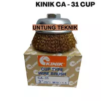 KINIK CA -31 CUP WIRE BRUSH Kinik Sikat Mangkok Kuningan 3x M10 X 1.5