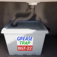 Grease Trap BGT 22 Liter Inlet Atas, Perangkap Lemak Sink Dapur