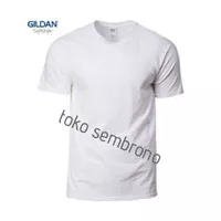 kaos gildan softstyle 63000 kaos putih