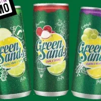 Promo Greensands Slim Kaleng 250 Ml per Box isi 24 Kaleng /Greensands