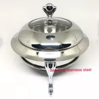 Mini Chafing Dish 22cm kecil Prasmanan panci shabu-shabu steamboat sil