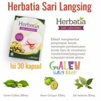 Herbatia Sari Langsing isi 30 kapsul Obat Diet Herbal
