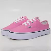 Sepatu Vans Authentic - Pink (PREMIUM QUALITY) FREE BOX 