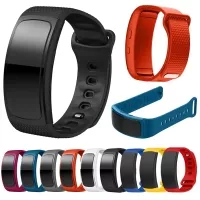 Strap Samsung Gear Fit 2 / Gear Fit 2 Pro Silicon Rubber Band - RED L