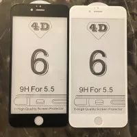 Tempered Glass 4D iPhone 6 6s 6+ 6s+ 7 7+ 8 8+ Full Screen