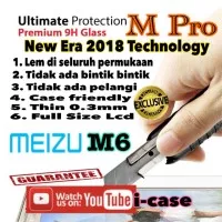 Meizu M6 tempered glass full cover mpro - full glue atau lem