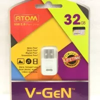 Flash Disk V-gen 32GB / Flash Drive Vgen Atom 32 GB / V-Gen Usb