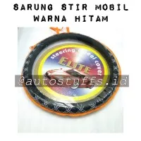 Sarung Stir Warna Hitam/Sarung Stir Mobil/Sarung Stir/Cover Stir Mobil