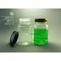 BOTOL PLASTIK PET JAR 270ml Warna Campuran